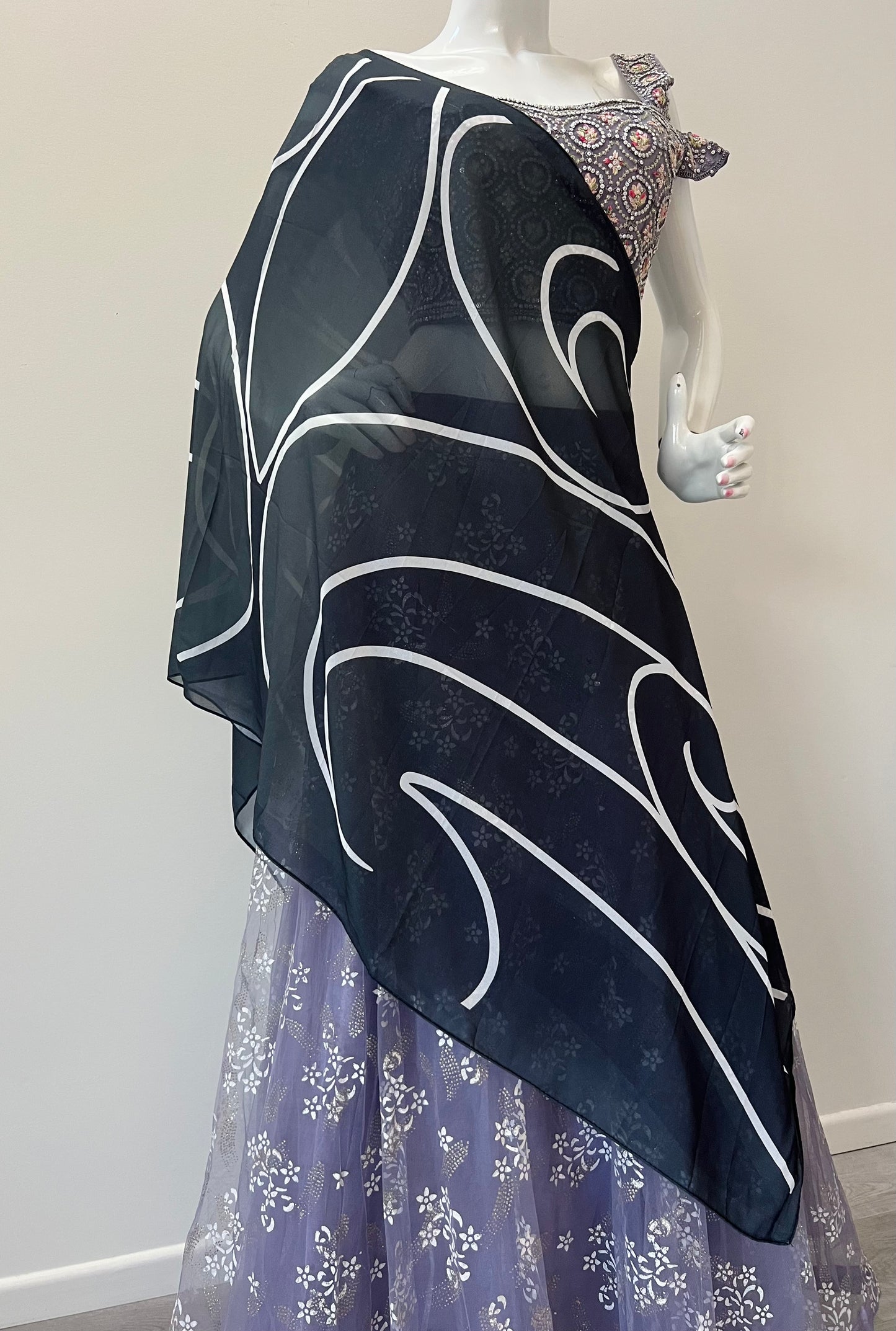 CLEARANCE Black Kakahu/Shawl