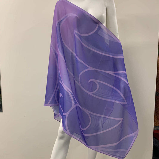 Purple Kakahu/Shawls